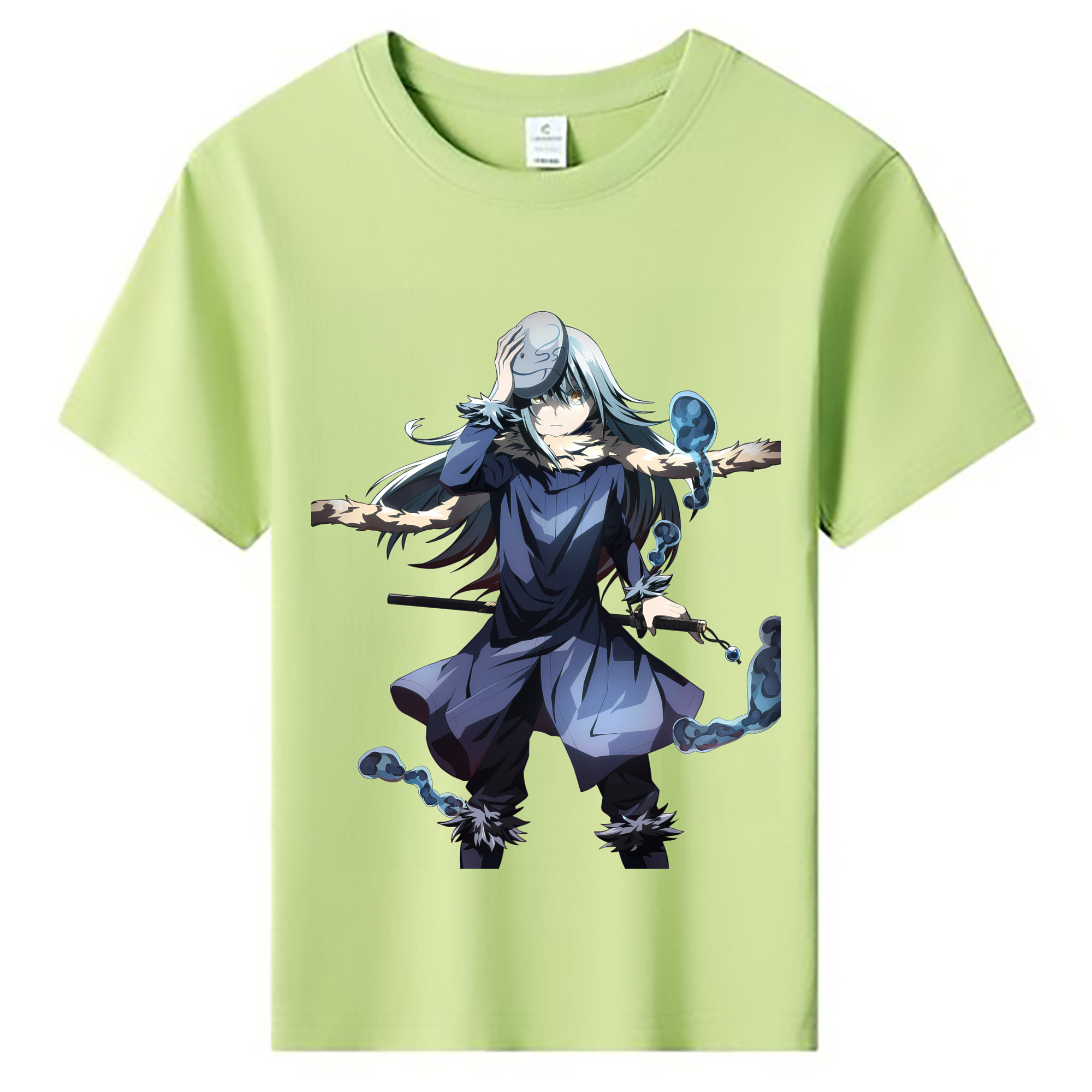 （画像用） 転スラ Regarding Reincarnated to Slime 綿100％キッズTシャツ（フロントプリント）